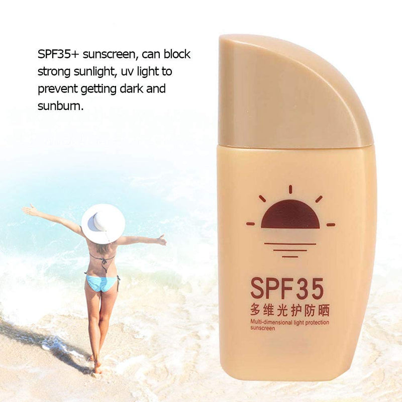 30 g SPF 35+ Sunscreen Optimum Protection, Golden Tinted Cream Limits Hyperpigmentation and Protects Scars, Moisturizing Waterproof Sunblock Cream - NewNest Australia