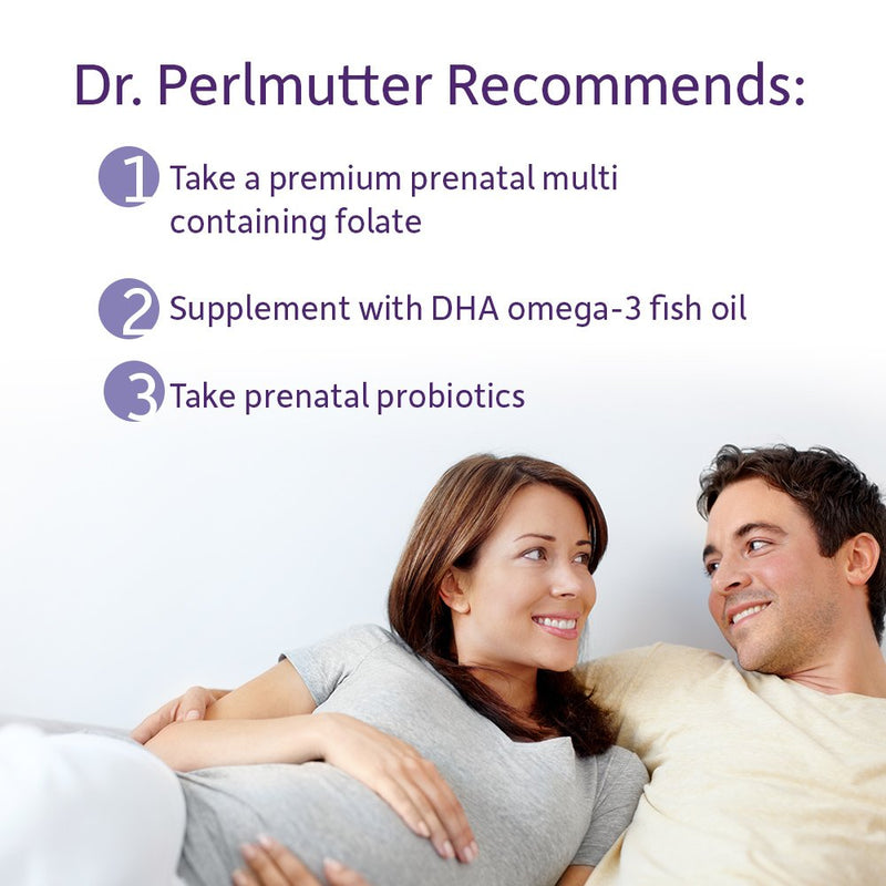 Garden of Life - Dr. Formulated Probiotics Once Daily Prenatal - Acidophilus and Bifidobacteria Probiotic Support for Mom and Baby - Gluten, Dairy, and Soy-Free - 30 Vegetarian Capsules Shelf Stable Probiotics - NewNest Australia