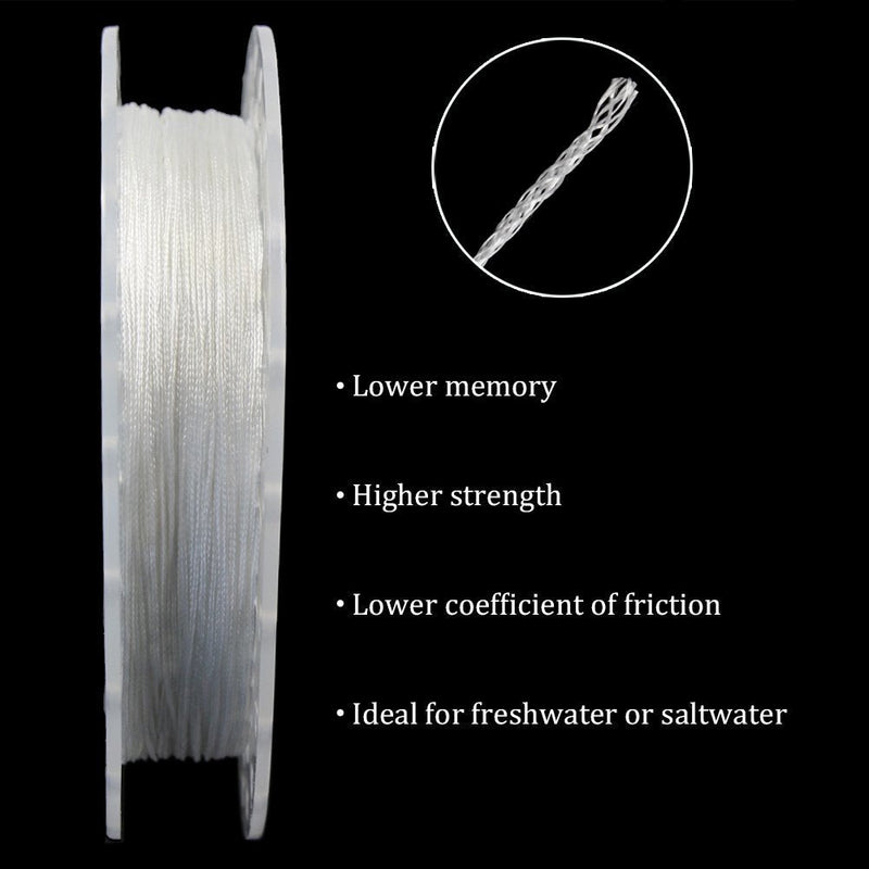 Croch Weight Forward Fly Fishing Line WF 3F 4F 5F 6F 7F 8F 100ft + Backing Line+ 9ft Leader Blue,Green WF-8F 100FT w/ Backing 30LB/100Yds + Fly Leader - NewNest Australia