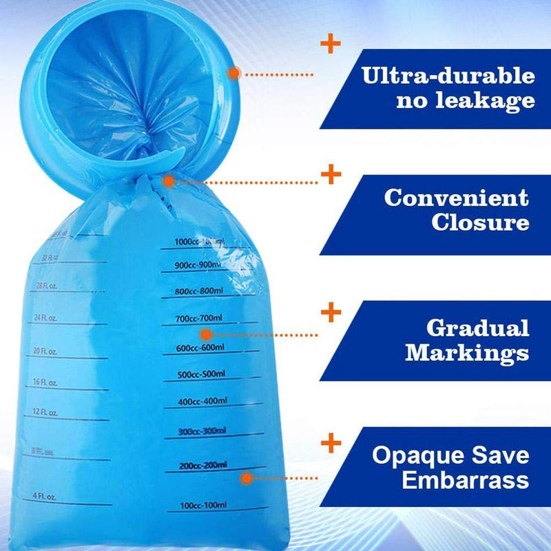Vomit Bags Disposable,12 Pack KOCOVIMI Original Authentic Barf Bags Disposable for Adults,Kids,Easy to Use Throw Up Bags Disposable,Super Effective for Motion Sickness,1000 ml Puke Bags Disposable - NewNest Australia