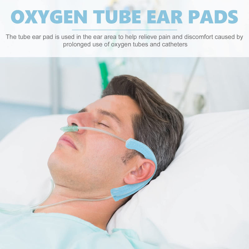 Exceart Ear Pads Oxygen Tube Ear Pads Ear Protection Oxygen Intubation Hearing Protection Ear Pain Oxygen Cannula Ear Cushion For Nose Glasses Breath Therapy Inhalation Devices Accessories - NewNest Australia