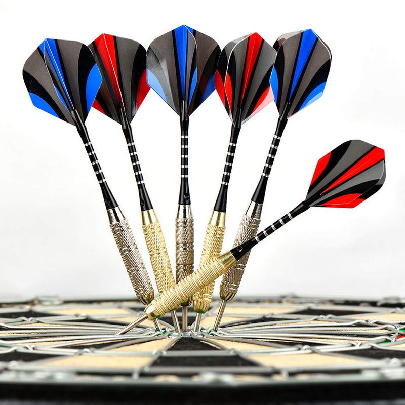 LinkVisions Steel Tip Darts Set, 18 Grams, 15 Pack Steel Barrels - NewNest Australia