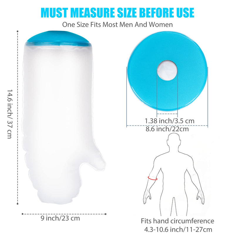 Waterproof Hand Cast Cover for Shower: Cast and Bandage Protector for bathing, Plaster Cast Cover Clear Cast and Dressing, Reusable Watertight Protection Dry for Broken Hand, Finger Wound, Wrist - NewNest Australia
