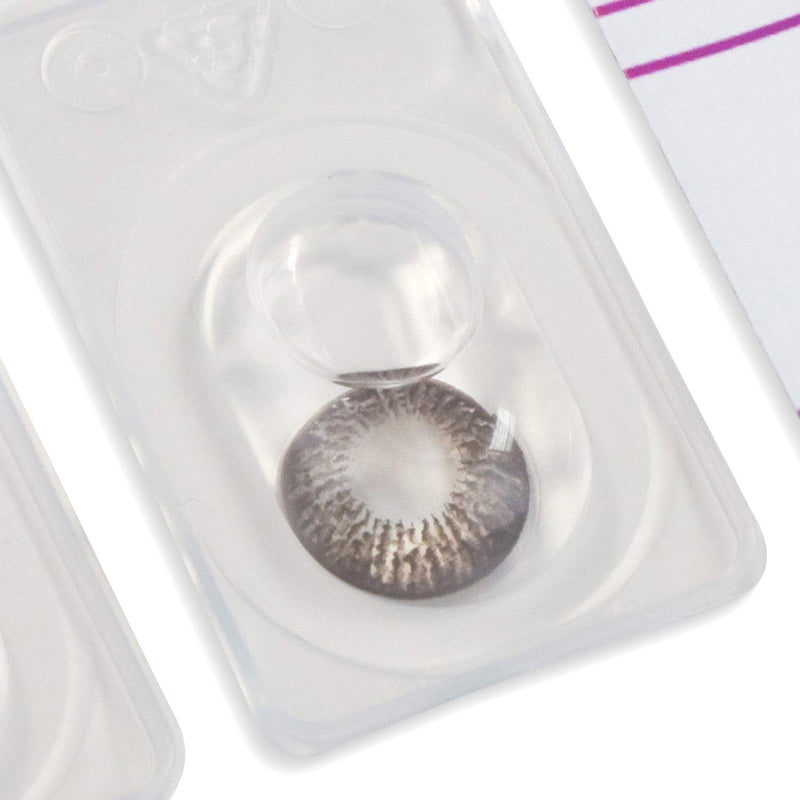 Dark brown colored contact lenses Choco Dark brown Very strong opaque SILICONE COMFORT NEW from GLAMLENS + container - 1 pair (2 pieces) - DIA 14.00 - without strength 0.00 diopters 0.0 diopters 8.6 millimeters 14.50 millimeters 2.0 - NewNest Australia