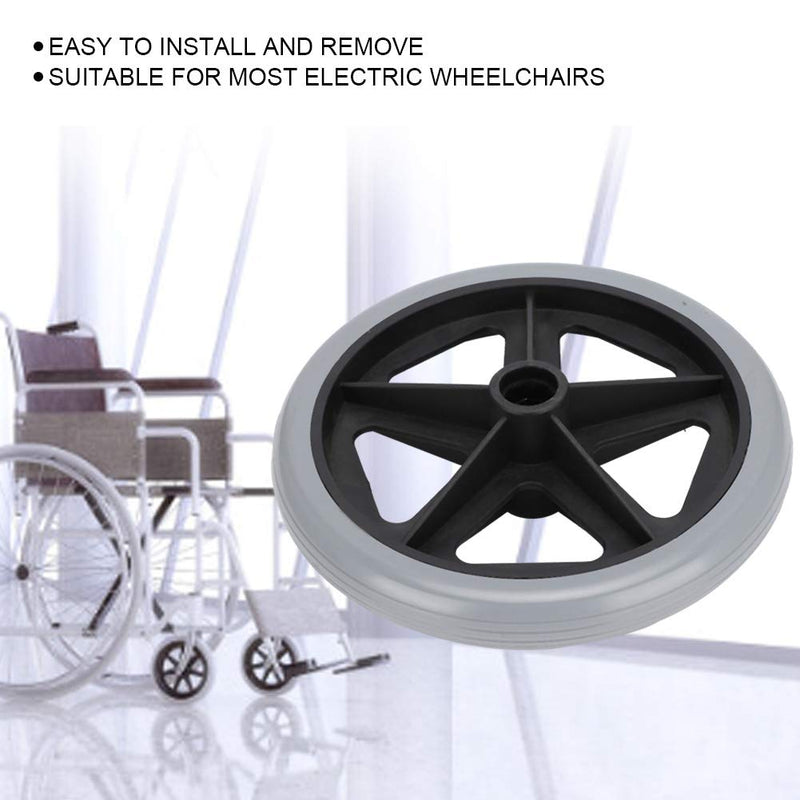 Replacement Wheel for Wheelchairs, Electric Wheelchair Wheels Wear-Resistant Wheelchair Replacement Parts Walker Accessory, 6 Inches / 8 Inches, 1 Pack(8 Pouces) 8 Pouces - NewNest Australia