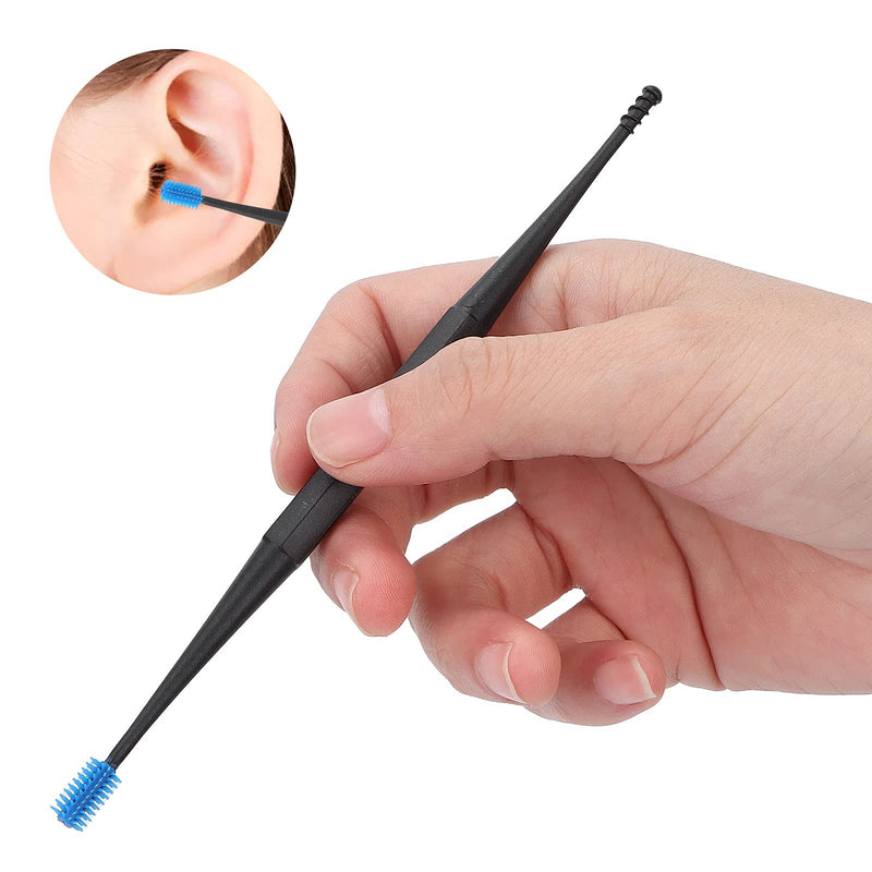 Ear Plugs, Tools For Removing Earwax Spiral Ear Silicone Spiral Ear Plugs Massage Cleaning Double Headed Ear Plugs Tool For Removing Earwax (Blue - Cardboard Packaging) - NewNest Australia