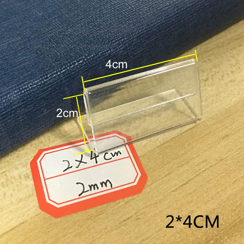 15 Pieces L Shape Mini Sign Display Holder Acrylic L Shape Counter Top ...