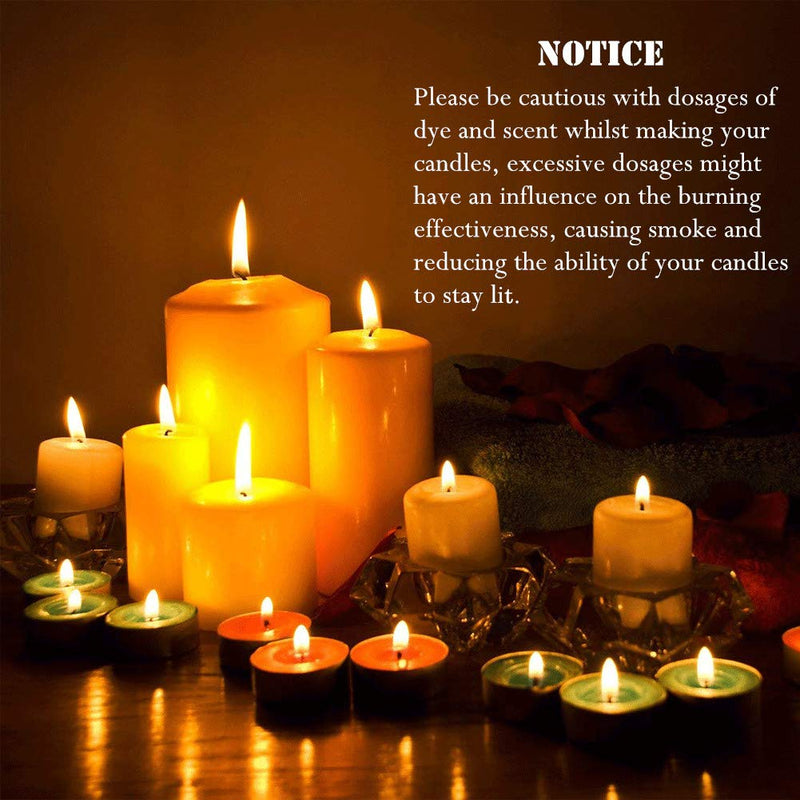 Bulk Candle Wicks 100 Pcs with 60Pcs Candle Wick Stickers and 10 Pcs Wooden Candle Wick Centering Device for Soy Beeswax Candle Making（4inch） 4 inch - NewNest Australia