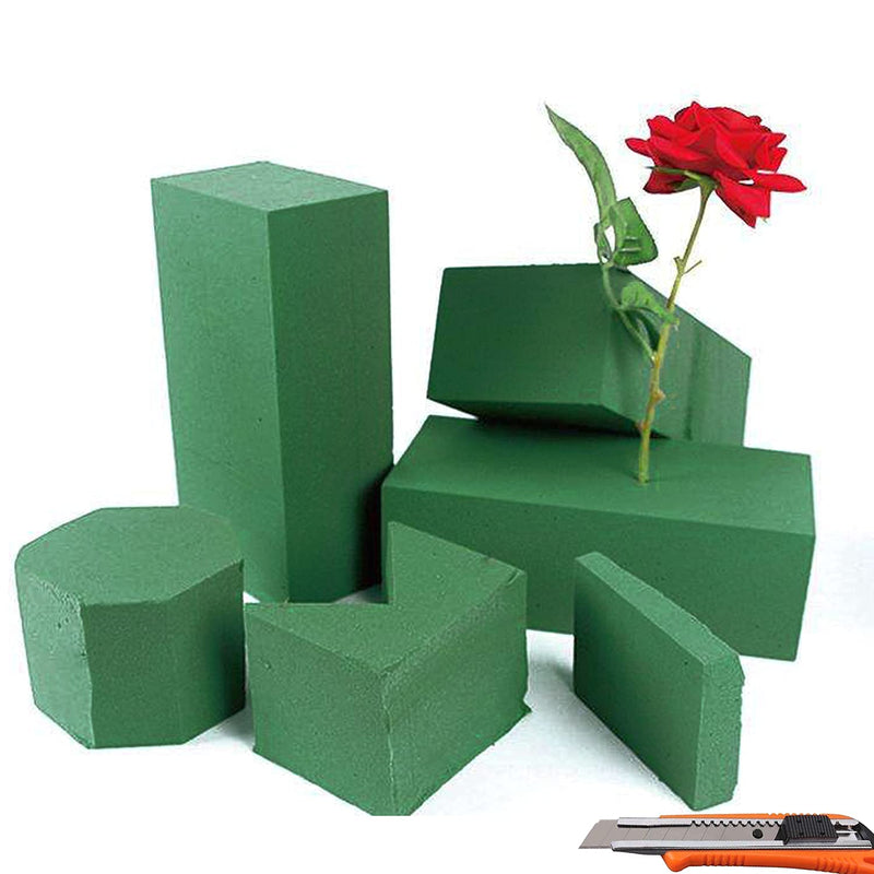 LOMIMOS Floral Foam Bricks,Florist Styrofoam Blocks Supplies for Flower Arrangement DIY Craft,Pack of 10 10pcs Wet - NewNest Australia