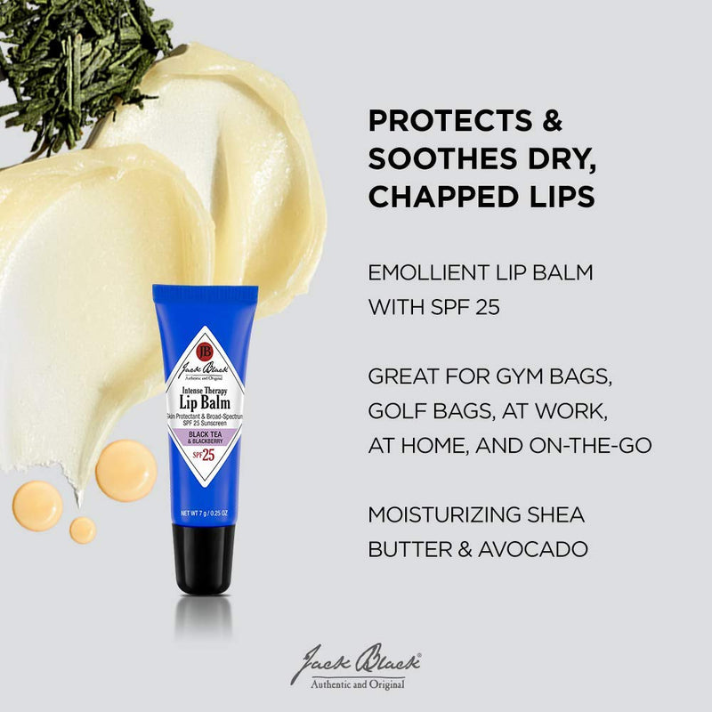 Jack Black Intense Therapy Lip Balm Black Tea & Blackberry - NewNest Australia