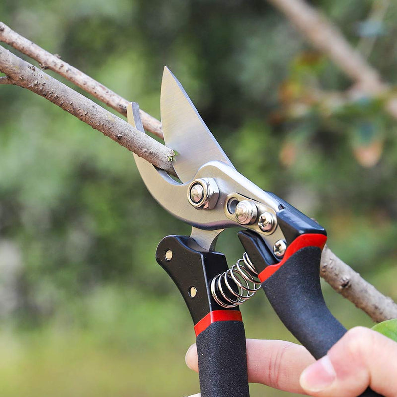 YUN CHANG Pruning Shears Gardening Hand Tools,Garden Shears,Garden Scissors,Trimming Scissors,Gardening Shears (Black) Black - NewNest Australia