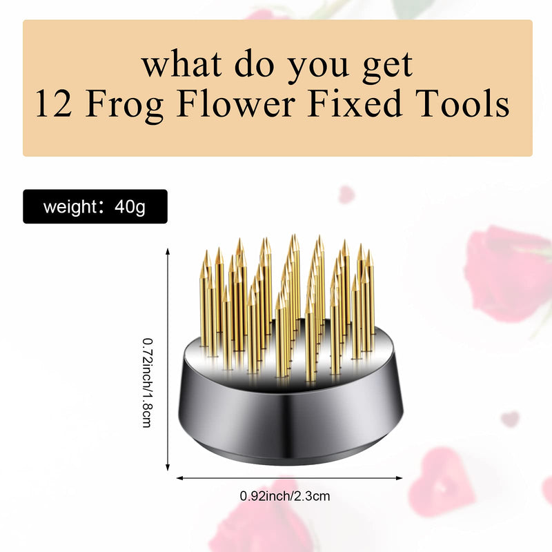 12 Pieces Flower Holder Floral Round Flower Arranger Flower Fixed Flower Pin Holder Tool Floral Arrangement Pin Holder Japanese Flower Holder for Flower Arrangement, Plant Fixation, Plant Decoration - NewNest Australia