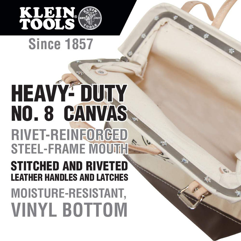 Klein Tools 5102-12 Canvas Tool Bag, 12-Inch - NewNest Australia