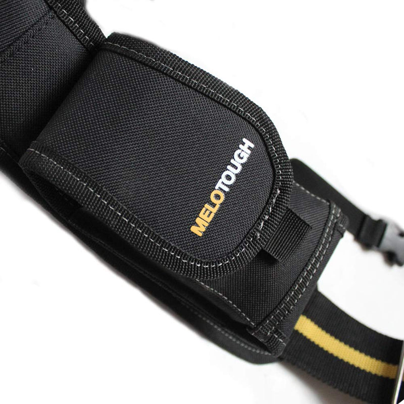 Melo Tough Magnetic Suspenders Tool Belt Suspenders with Large Moveable Phone Holder, Pencil Holder, Adjustable Size Padded Suspenders Y back - NewNest Australia