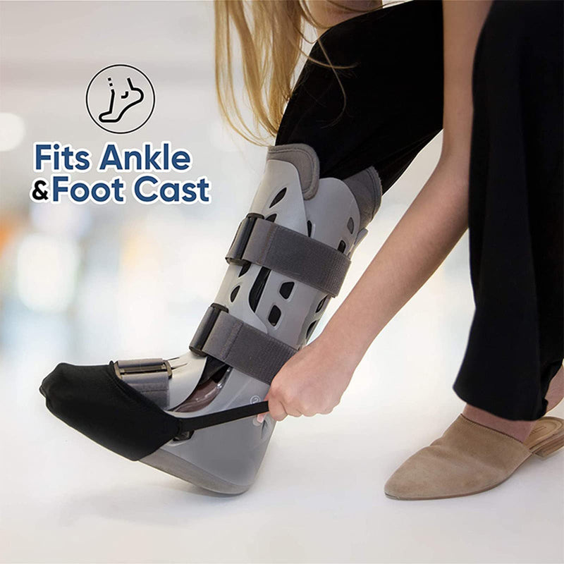 Cast Sock Toe Cover Leg Cast Sock for Plaster Cast Keep Toes Warm Clean And Protected Anti-Slip Plaster Cast Cover Sock Leg Cast Socks for Men and Women Toe Sock for Plaster Cast Protector Half Foot - NewNest Australia