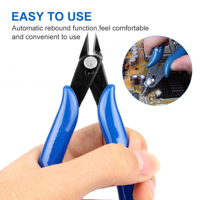 KAHIOE 5Pcs/PACK 170 Flush Cutter Internal Spring Cutting Pliers Small wire cutters - NewNest Australia