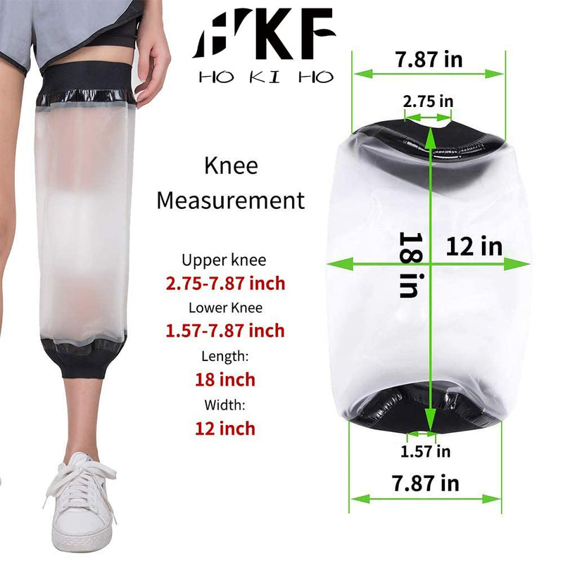 HKF HO KI HO Waterproof Protectors Dressing Cover for Shower,Cast Protector for Adults Knee,Adult Broken Knee Wound Burns Cast Cover with Waterproof Seal Protection,Lightweight Reusable. - NewNest Australia