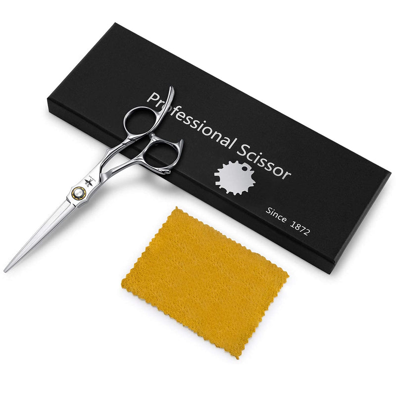 Hairdressing Scissors 6 Inch Hairdresser Scissors Professional Salon Barber Scissors Japanese Stainless Steel Hair Cutting Scissors for Men Women Children A-6"-Shear - NewNest Australia