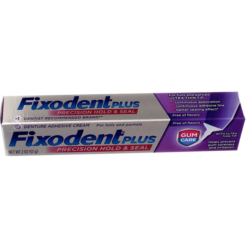 Fixodent Plus Denture Adhesive Cream Gum Care - 2 oz, Pack of 6 - NewNest Australia