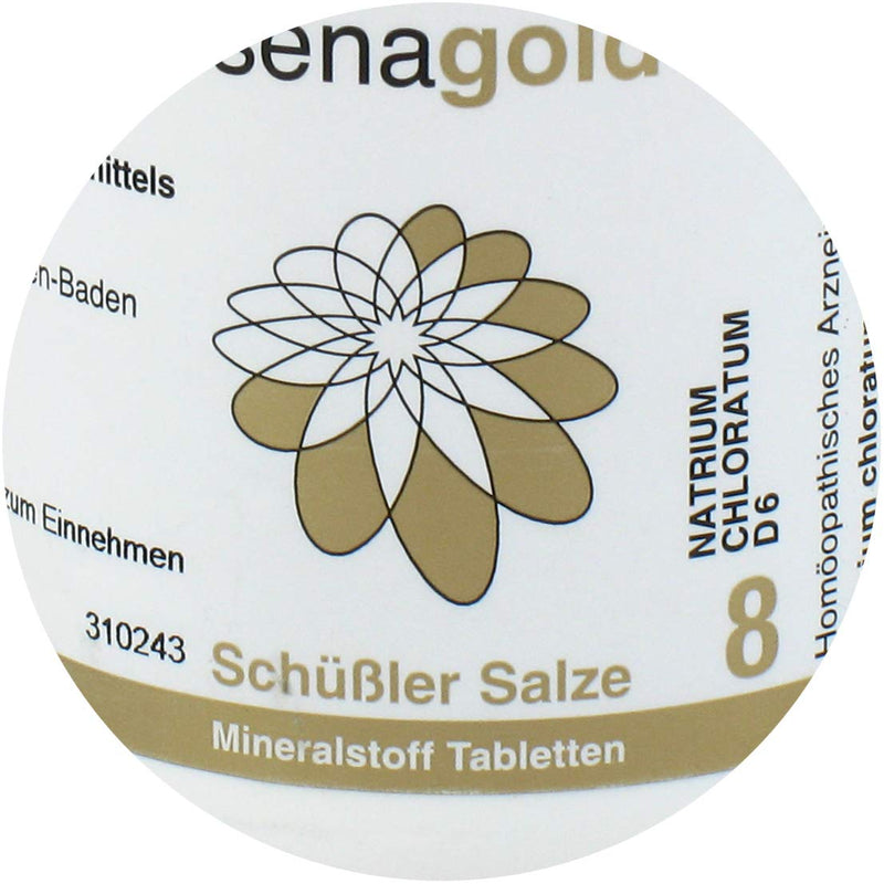Schüßler Salt No.8 - Sodium chloratum D6-400 tablets, gluten-free - NewNest Australia