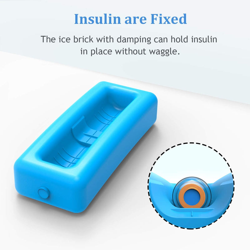 SHBC Medical Cooler Insulin Vial Carrying Travel Case Protector for Diabetic with One Ice Pack Black - NewNest Australia