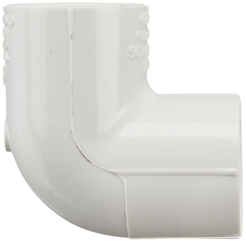 Spears 406 Series PVC Pipe Fitting, 90 Degree Elbow, Schedule 40, White, 2" Socket 2 Inch 1 - NewNest Australia