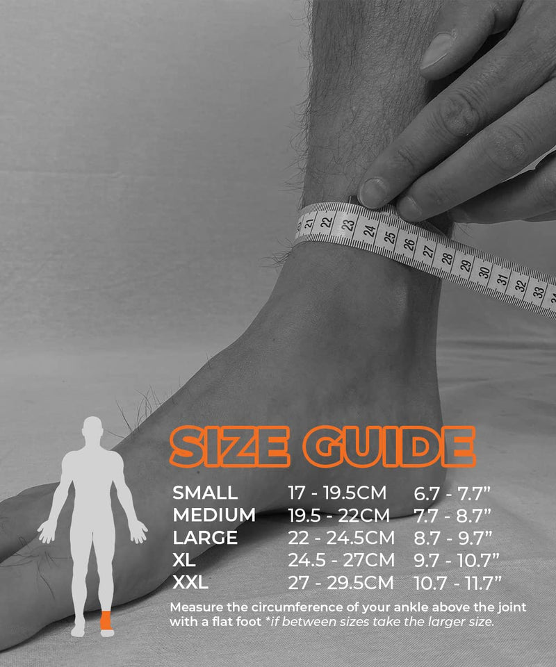 Bearhug Ankle Support for Men and Women - Ankle Brace for Sprained Ankle, Ligament Damage and Achilles Tendonitis Support - Bamboo Ankle Strap for Sports, Running, Gym L 1 - NewNest Australia