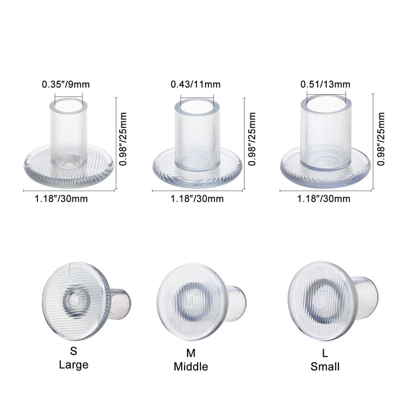 OOTSR (6 Pairs) High Heel Protectors, 3 Sizes Shoe Heel Savers for Weddings & Outdoor Events Protecting Shoe Heels, Stop Sinking at Grass/Gravel/Bricks and Cracks - NewNest Australia
