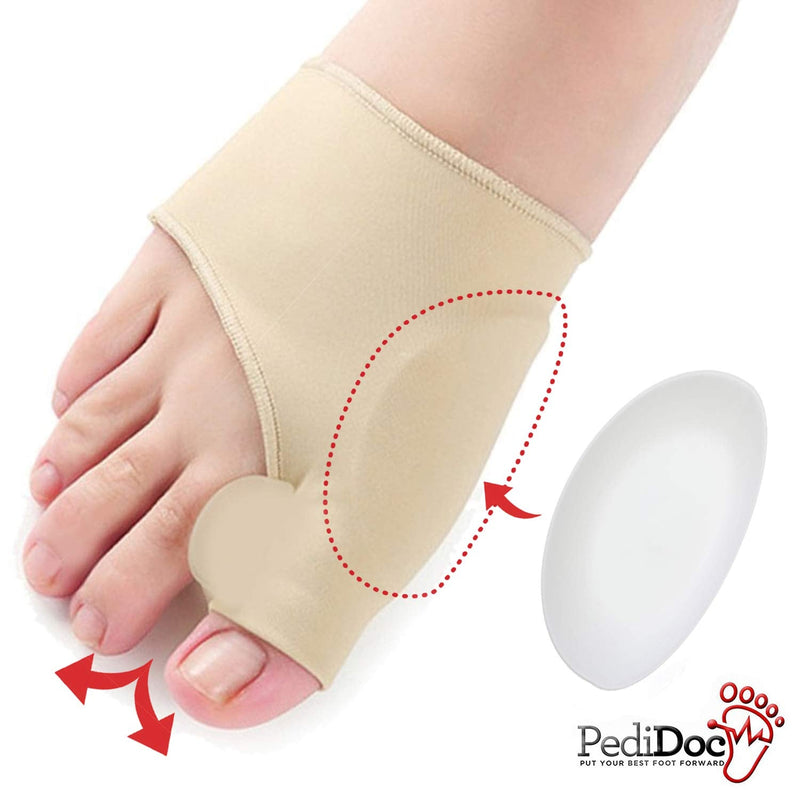 PediDoc™ Bunion Corrector – Bunion Relief Sleeves Bunion Pads Brace Cushions for Women Toe Straightener with Gel Toe Separator, Spacer, Straightener and Spreader – Hallux Valgus Relief Big Toe Alignment - NewNest Australia
