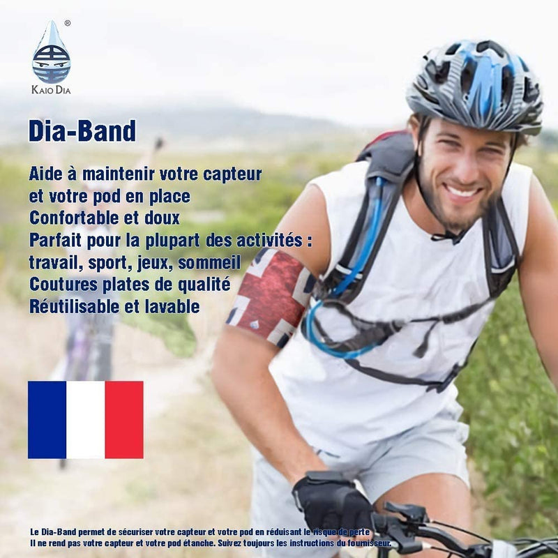 Dia-Band, glucose sensor protection bracelet Freestyle Libre, Medtronic, Dexcom or Omnipod - comfortable, reusable diabetic band. M (27-30cm) - NewNest Australia