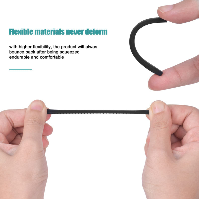 20 pairs of silicone covers, non-slip glasses temples, soft glasses, ear hooks, glasses temple tips, repair replacement parts, glasses replacement accessories for soft sports glasses, sunglasses, reading glasses for 2.5-5 mm - NewNest Australia