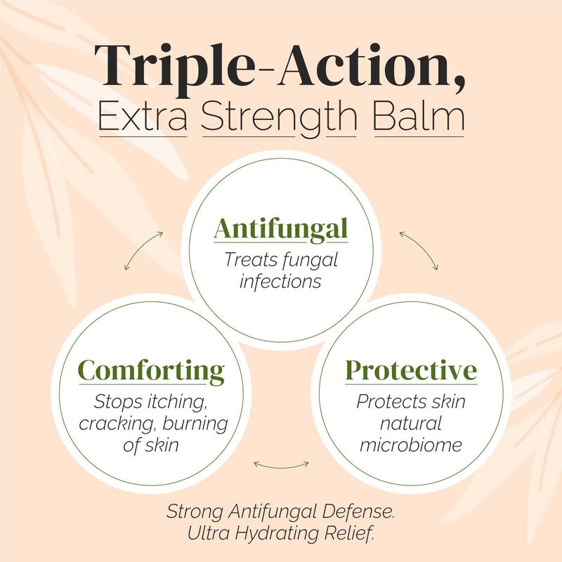 Puriya Antifungal Cream, Doctor Formulated Athletes Foot Cream, Jock Itch, Anti Itch Cream Extra Strength & Ringworm Treatment for Humans, Fast Acting, Plant-Based Balm with high dose of Tea Tree Oil - NewNest Australia