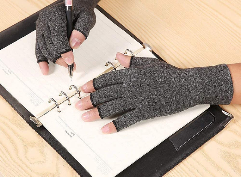 VITTO Anti-Arthritis Gloves (Pair) with Grips - Providing Warmth and Compression To Help Increase Circulation Reducing Pain and Promoting Healing 1x Pair (S) S - NewNest Australia