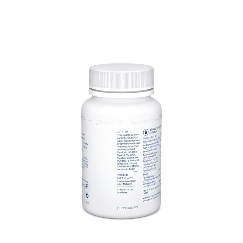Pure Encapsulations - B-Complex Plus - Activated B vitamins with metafolin for improved absorption - 60 vegan capsules 60 pieces (pack of 1) - NewNest Australia