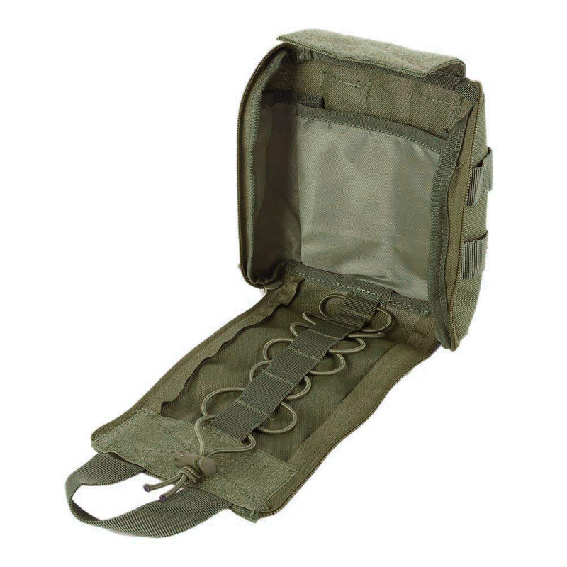 WYNEX First Aid EMT Bags, Tactical IFAK Medical Molle Pouch Military Utility Med Emergency EDC Pouches Outdoor Survival Kit Suit for Tactical Waist Belt Pack 1000 Nylon Army Green - NewNest Australia