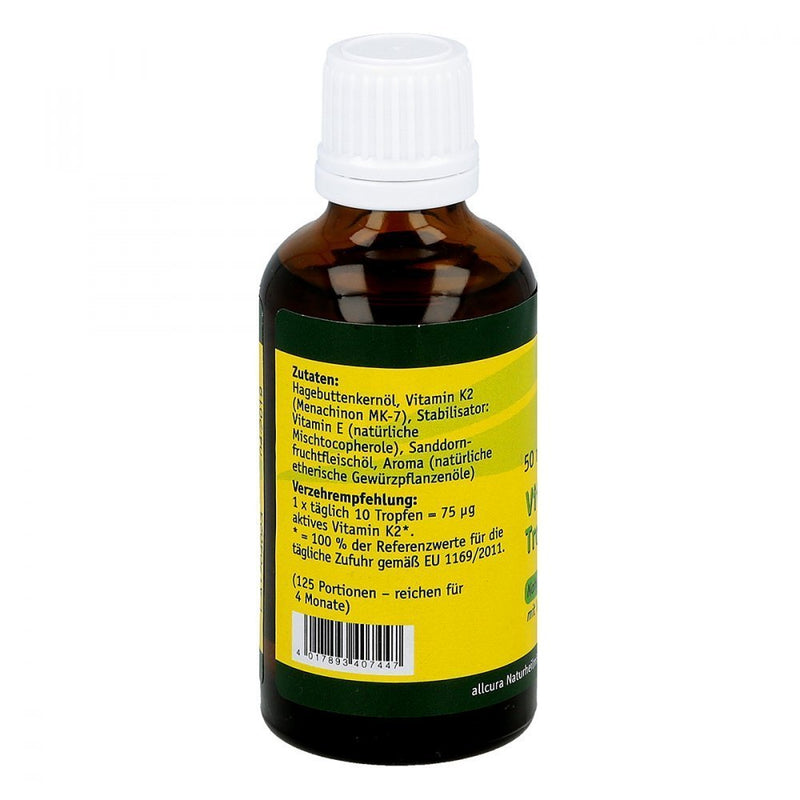 Vitamin K2 drops, 50 ml - NewNest Australia