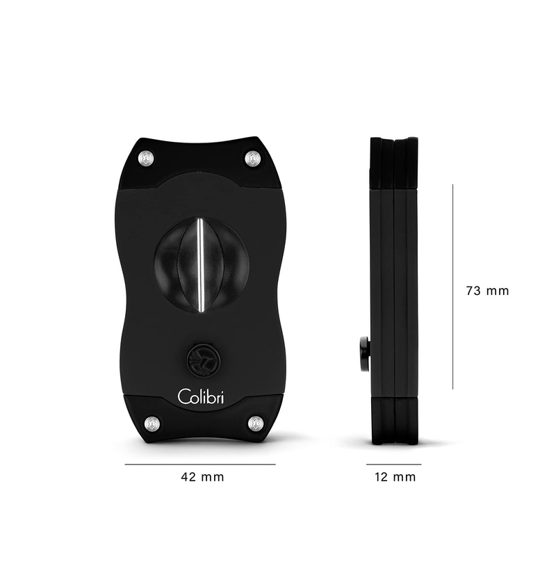 Colibri V-Cut Cigar Cutter, Black - NewNest Australia