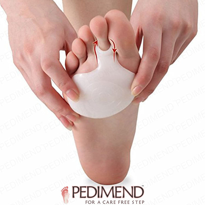 Pedimend Metatarsal Pads of Foot Cushions - Soft Gel Ball of Foot Pads Inserts Callus Metatarsal Foot Pain Relief Bunion Forefoot Cushioning Relief Foot Men and Women 2 Pairs - NewNest Australia