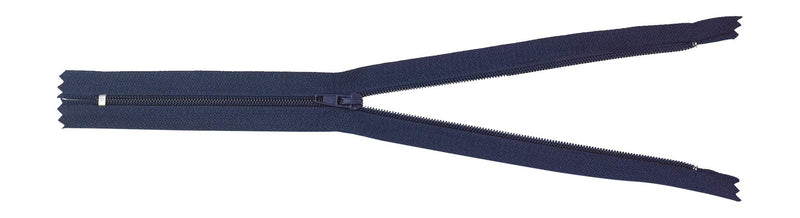 Nylon Zippers for Sewing, Bulk Zipper Supplies by Mandala Crafts (4 Inches, Navy Blue) 4 Inches - NewNest Australia