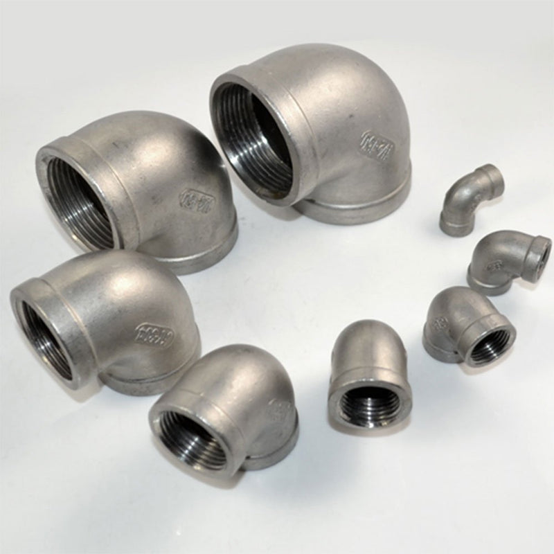 SuperWhole 3/4" Elbow 90 Degree Angled Stainless Steel 304 Female Threaded Pipe Fitting NPT - NewNest Australia