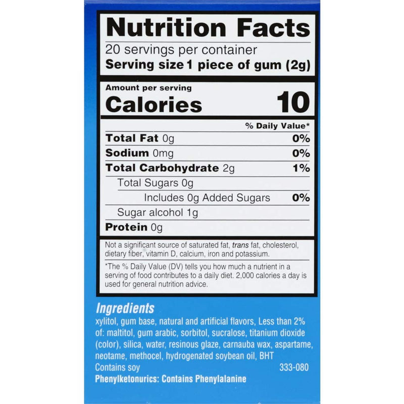 ACT Dry Mouth Moisturizing Gum, Soothing Mint, Sugar Free, 20 Count (Pack of 3) - NewNest Australia