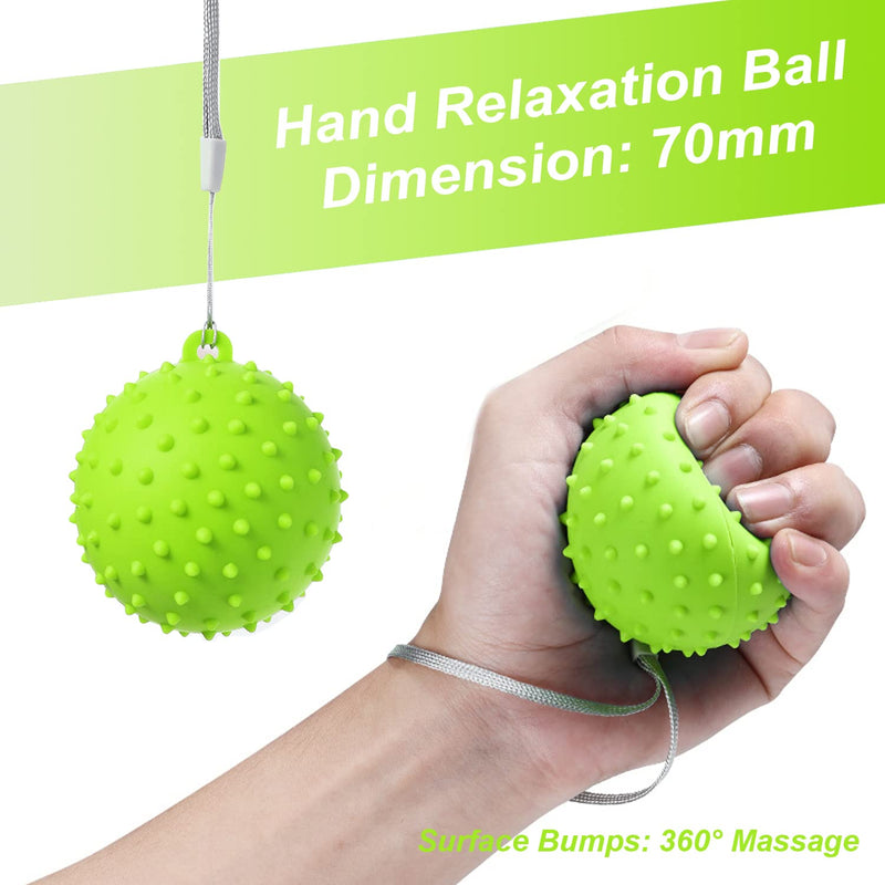 Hand Exerciser Grip Strengthener,3 Resistance Levels,Finger Exerciser,Stress Relief Ball, Hand Grip Strength, Hexagonal massage ball for Guitar Player Rock Climbing,Athletes and Musicians -10 Pack 10 Packs - NewNest Australia
