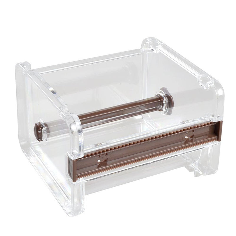 2pcs HomDSim Washi Tape Dispenser Cutter,Roll Tape Holder Organizer,Masking Tape Desktop Tape DIY Sticker Roll Tape Cutter Holder Storage,Washi Tape Box Brown - NewNest Australia