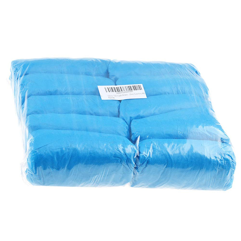 Dssiy 100 Pack Disposable Hygienic Boot & Shoe Covers 100 pack(50 Pairs)|Waterproof Slip Resistant Non-Slip, Durable for Construction, Workplace, Indoor Carpet Floor Protection,One Size Fits Most Blue - NewNest Australia