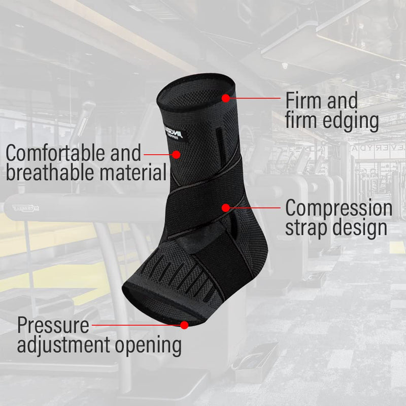 1 Pair Ankle Brace for Men and Women, Adjustable Ankle Brace, Ankle Brace for Sports, Joint Pain - NewNest Australia