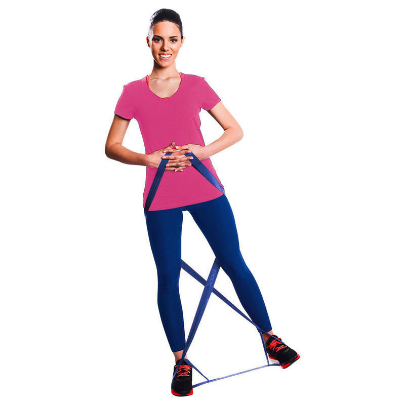 Theraband Original Theraband Clx Fitness Band | Resistance Band For Strength Training And Weight Loss At Home Or In The Gym | Perfect Training Length Blue | Very Heavy, One Size - NewNest Australia