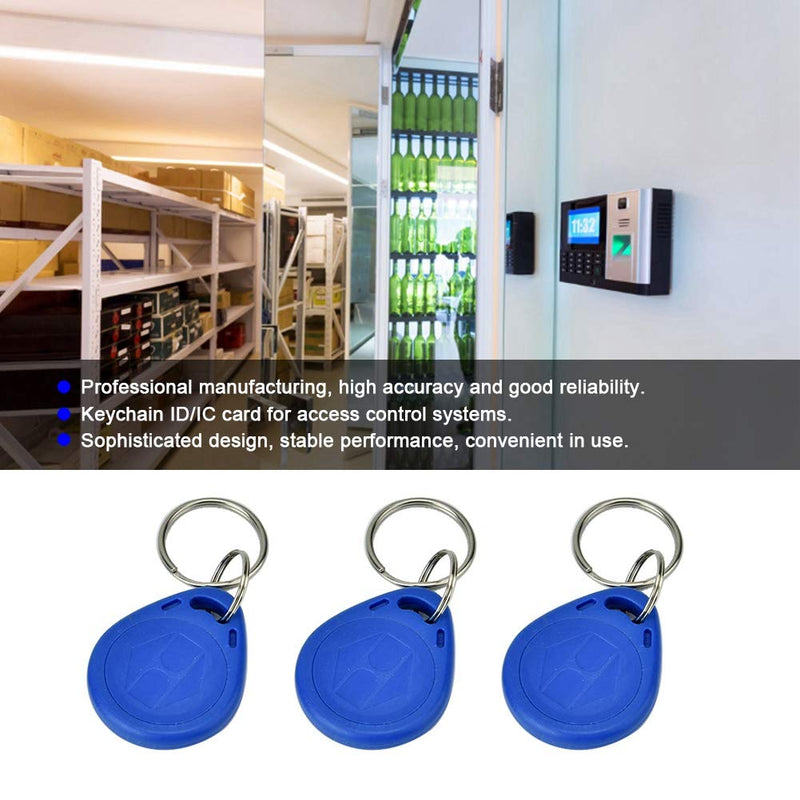 New RFID Proximity ID Card Key for Access Control (Blue), Rewritable Key Keyfobs Keychains for Door Access Control, Pack of 100 (ID Card) - NewNest Australia