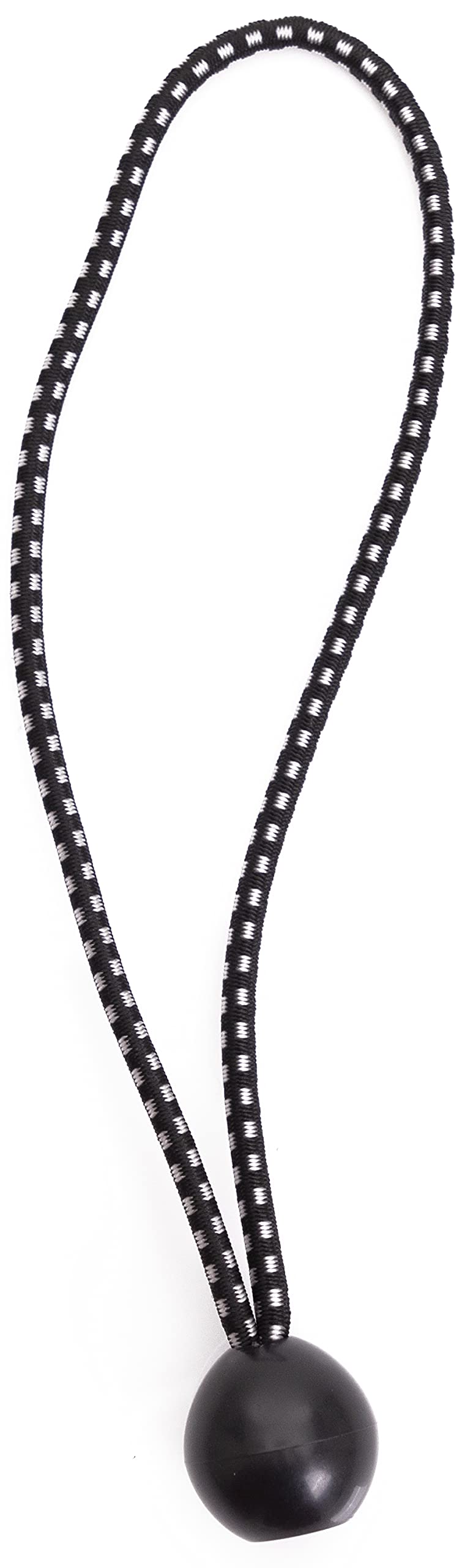 KOTAP BB-6B Ball Bungee Cord, Heavy-Duty & Versatile, Indoor & Outdoor, Tarp Tie-Down, Organize & Secure, 6-Inch, Black, 25 Pack 6 Inch - NewNest Australia