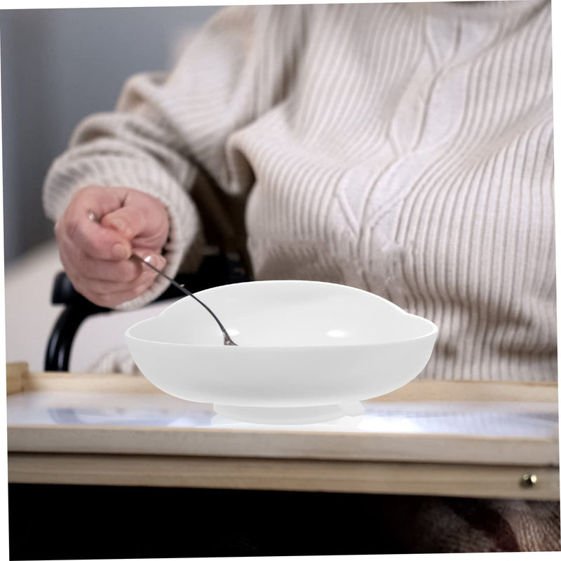 Yardwe Anti-spill Tray for The Elderly Silicone Suction Bowl Suction Cup Bowls for Silicone Utensil Rest Adaptive Plate Adaptive Bowls for Elderly High-low Adaptive Bowl Elder Bowl - NewNest Australia