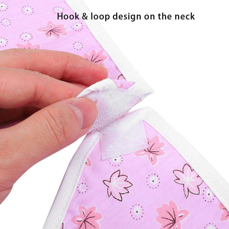 Waterproof Long Adult Bibs, Reusable Washable Stain Resistant Dining Eating Bib Clothing Protector Adult Aid Apron for Seniors Elderly Patient for Mealtime(23 * 15 * 1cm-pink 45 * 65) 23*15*1cm pink 45*65 - NewNest Australia